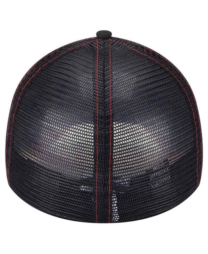 Men's Black Bubba Wallace Driver 39THIRTY Trucker Fitted Hat