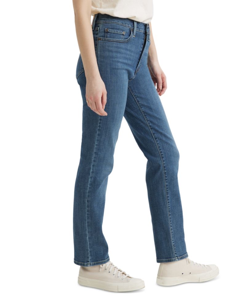 Trendy Plus Size 724 High-Rise Straight-Leg Jeans