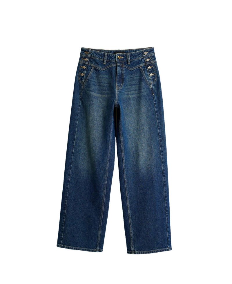 Women's High-Rise Wide-Leg Jeans