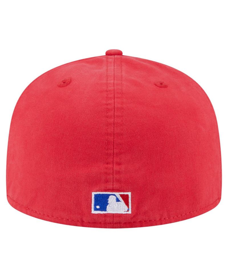 Men's Red Philadelphia Phillies Championship Side Flag A-Frame 59Fifty Fitted Hat