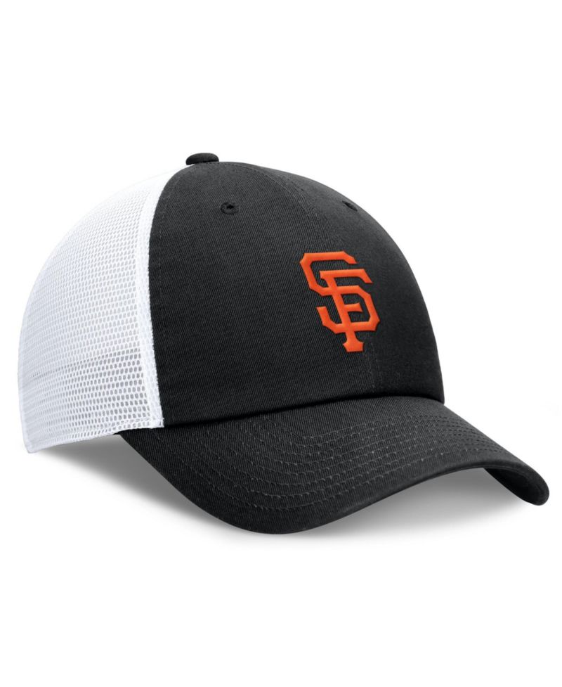 Women's Black/White San Francisco Giants Club Trucker Adjustable Hat