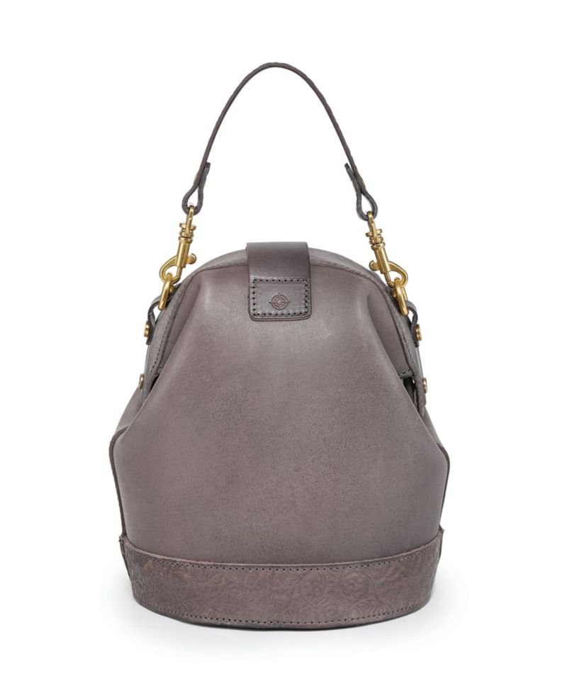 Doctor Mini Leather Bucket Crossbody Bag