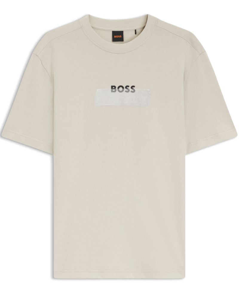 Men's Cotton-Jersey Logo Artwork Regular-Fit T-Shirt
