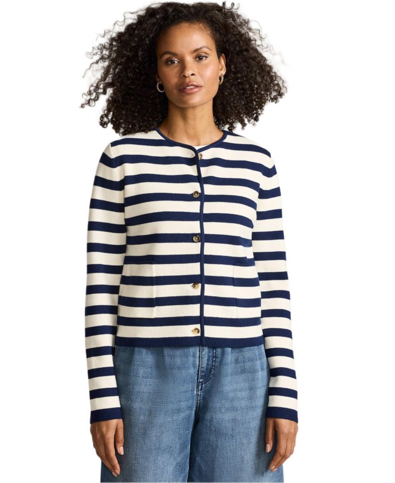 Women's Fine Gauge Cotton Milano Blazer Sweater