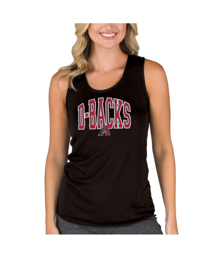 Women's Black Arizona Diamondbacks Marathon Racerback Tank Top