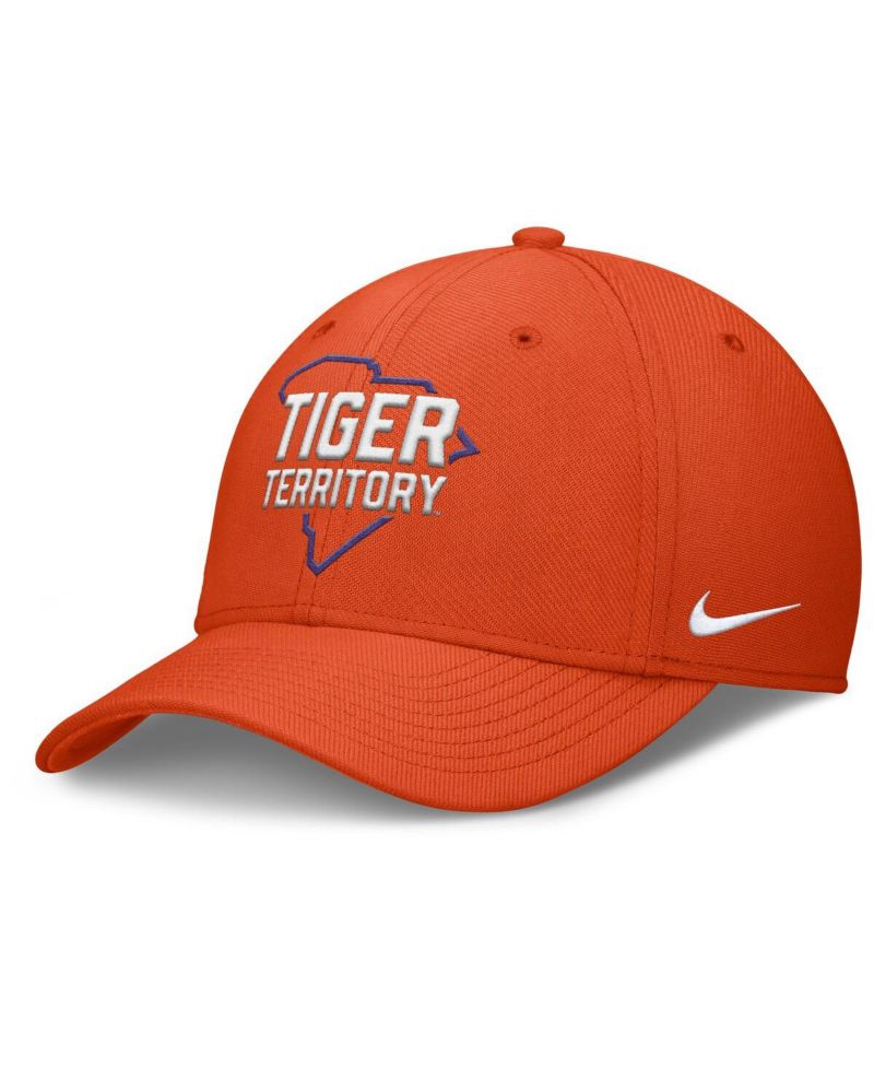 Men's Orange Clemson Tigers Local Swoosh Flex Hat