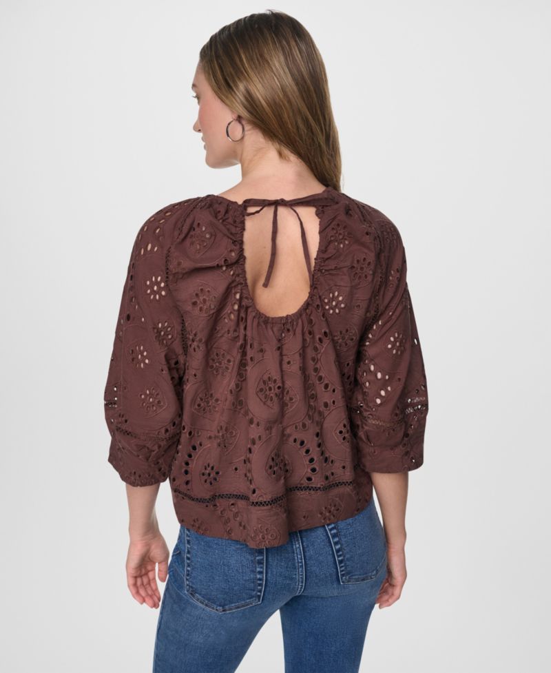 Women's Crewneck Relaxed-Fit Top