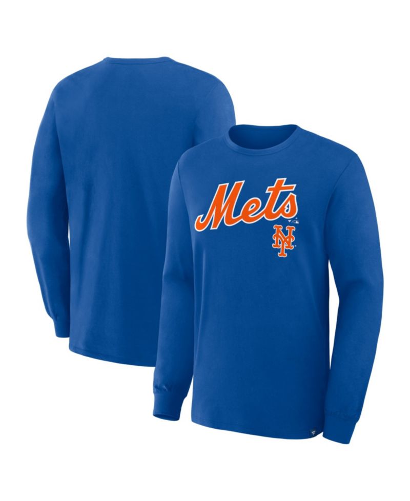 Men's Royal New York Mets Lock-Up Legacy Long Sleeve T-Shirt
