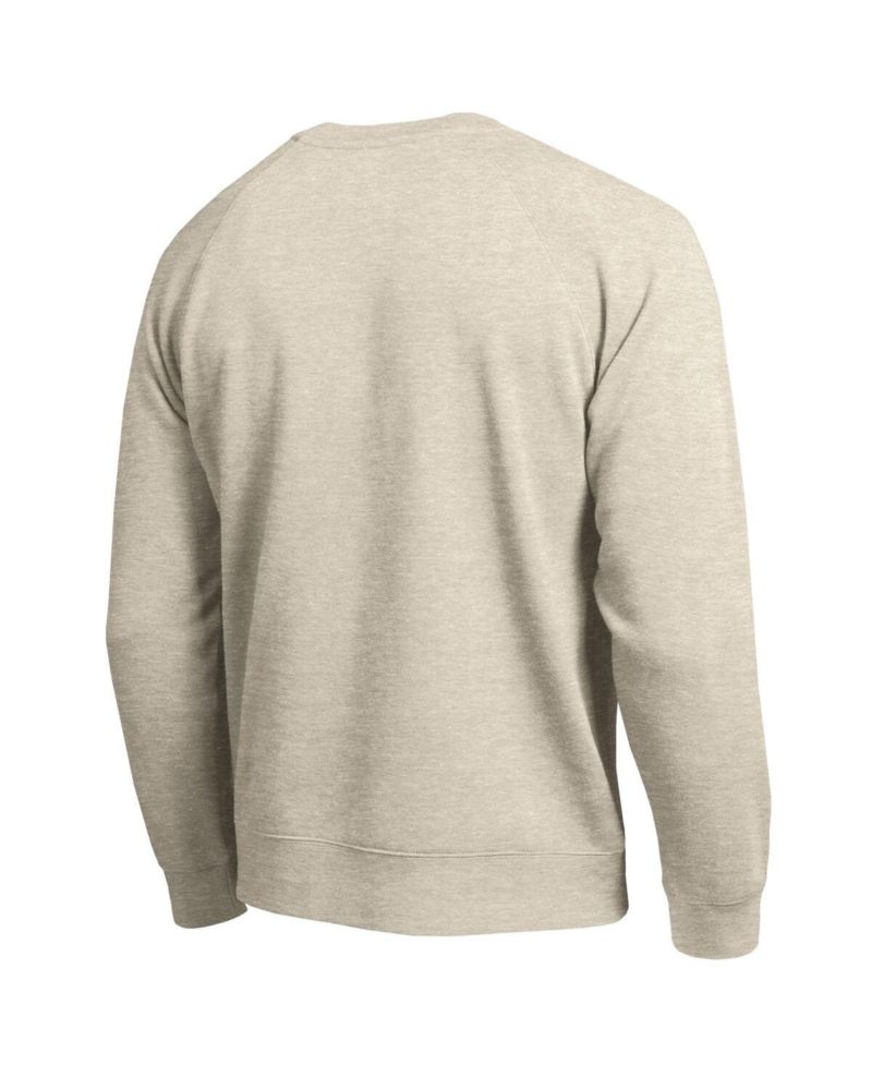 Men's Oatmeal San Diego Padres All-Star Soft Felt Raglan Sweatshirt