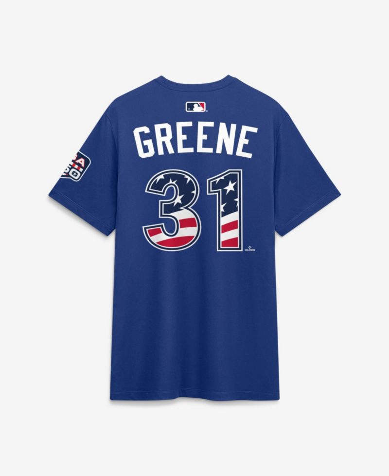Men's All-Star Game American League Riley Greene Rush Blue Name & Number T-Shirt