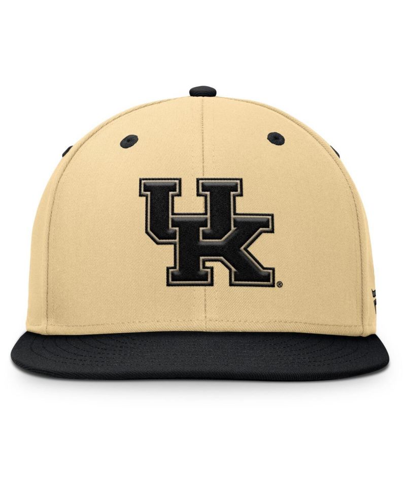 Men's Khaki/Black Kentucky Wildcats Balance Fitted Hat