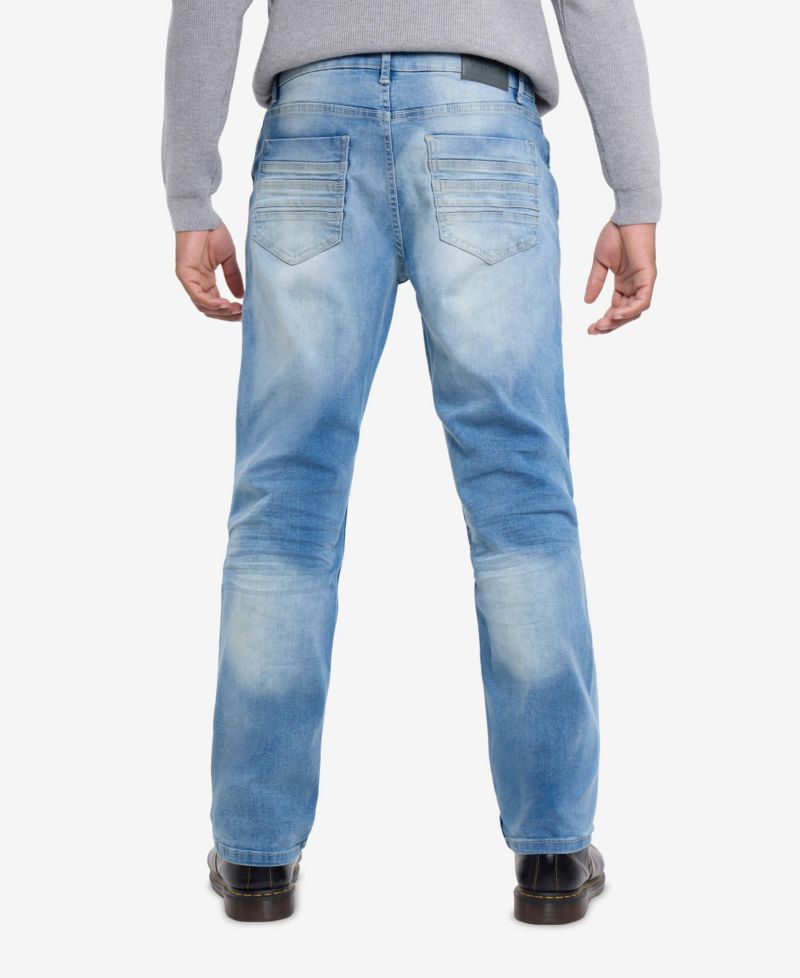 Men's Pieced Pockets Slim Fit Jeans