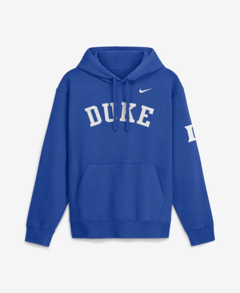 Men's Royal Duke Blue Devils 2026 Sideline Club Fleece Hoodie