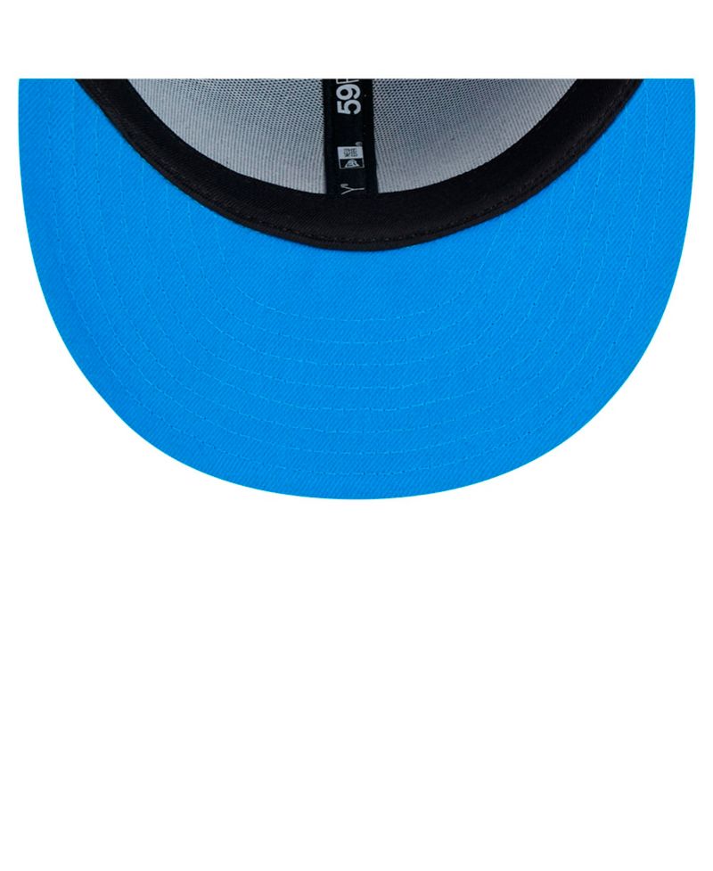 Men's Blue Detroit Lions Omaha Throwback 59FIFTY Fitted Hat