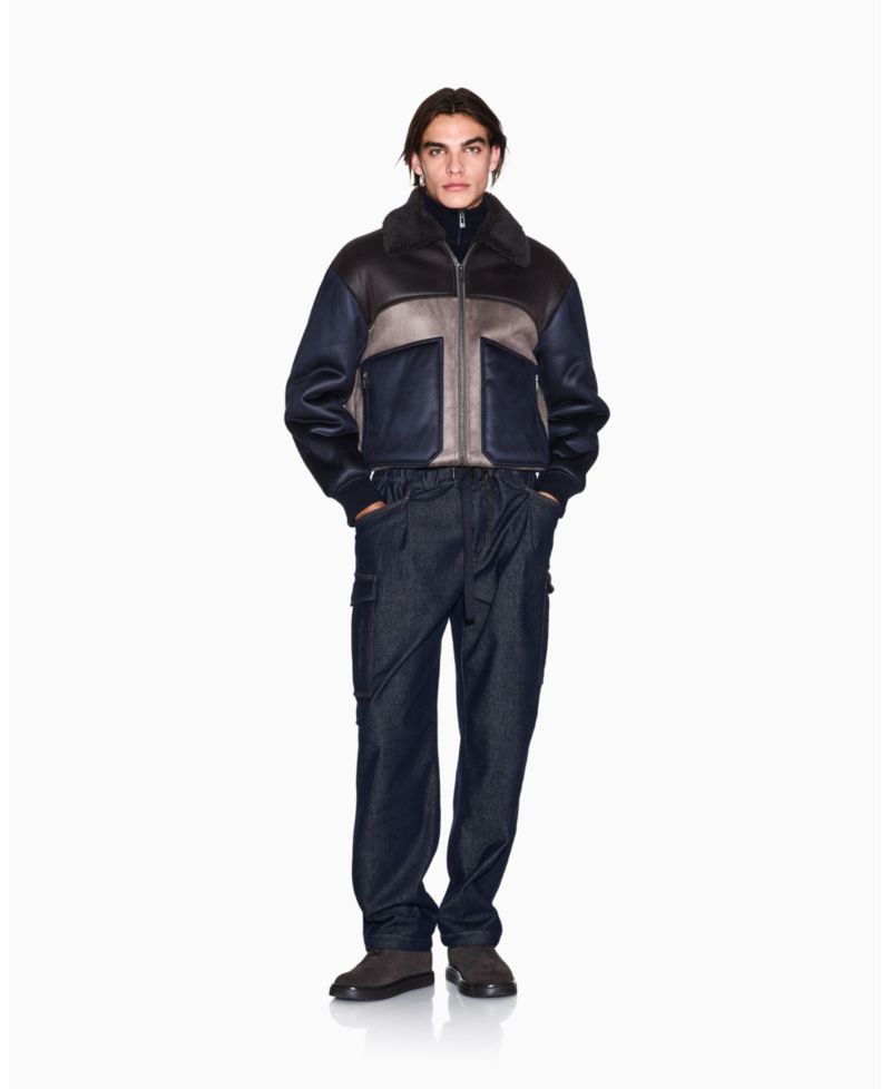 Men's Stretch Cotton Cargo Denim