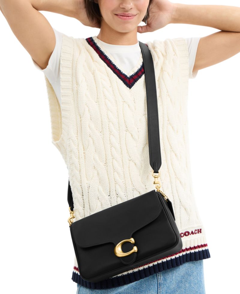 Soft Tabby Small Leather Shoulder Bag