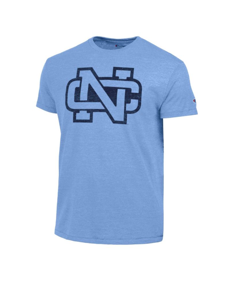 Men's Carolina Blue North Carolina Tar Heels Vintage Triumph Tri-Blend T-Shirt