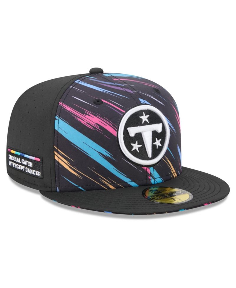 Men's Black Tennessee Titans 2026 NFL Cruical Catch 59FIFTY Fitted Hat