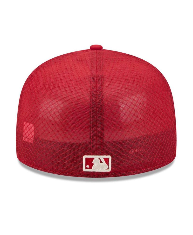 Men's Red Texas Rangers 2026 City Connect Batting Practice 59FIFTY Fitted Hat