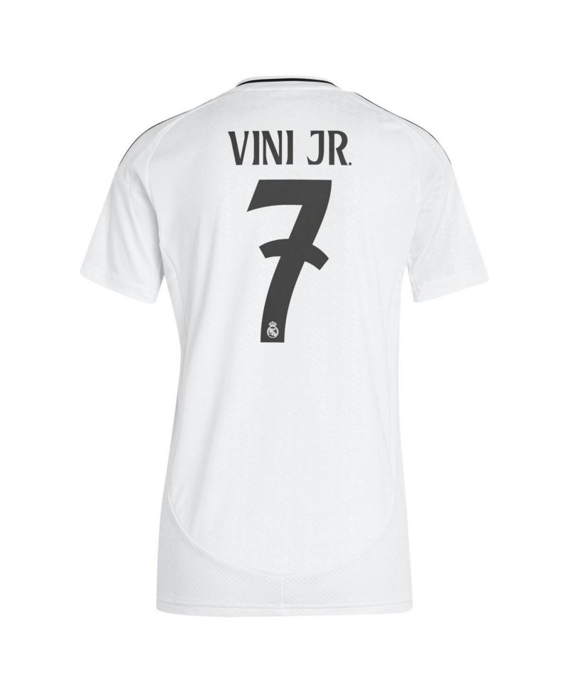 Women's Vini Jr. White Real Madrid 2024/25 Home Replica Player Jersey