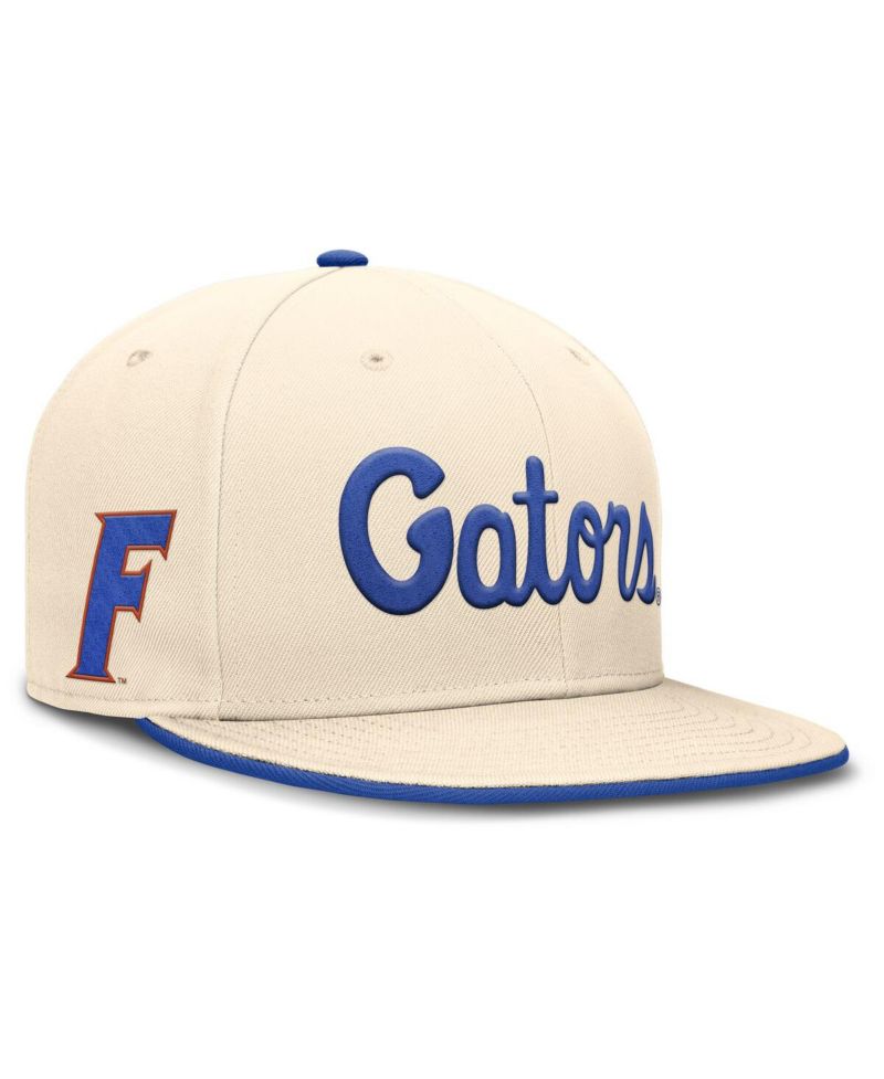 Men's Natural Florida Gators Primetime True Performance Fitted Hat