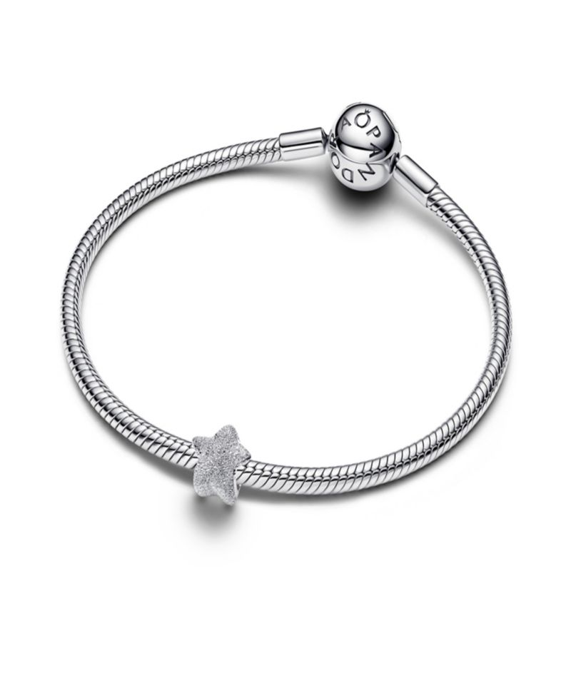 Sterling Silver Textured Star Mini Charms