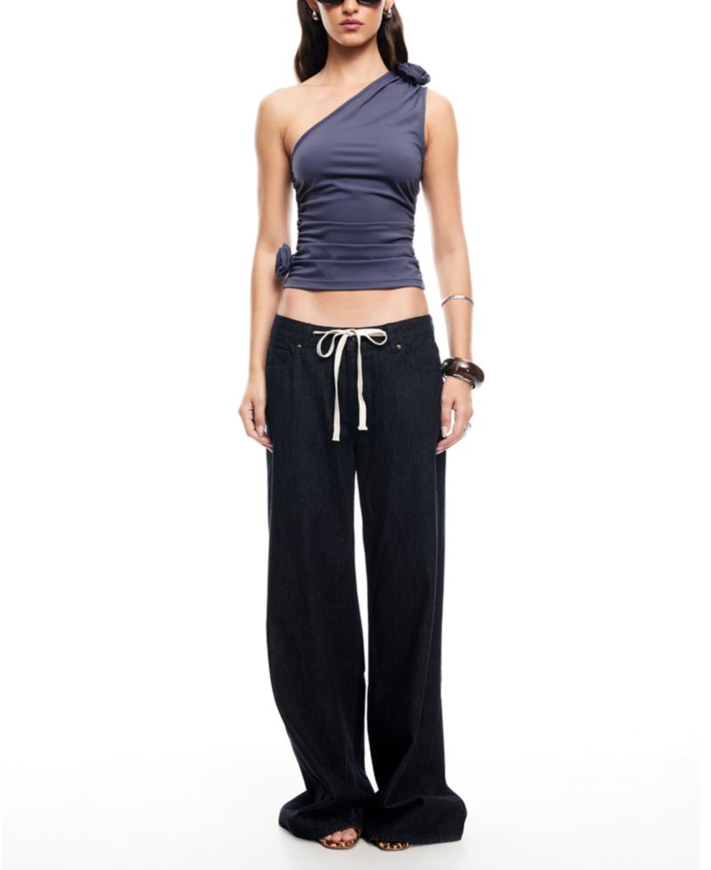 Women's Rendevouz One-Shoulder Asymmetric Top