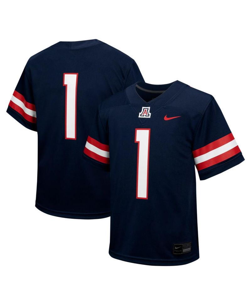 Big Boys and Girls 1 Navy Arizona Wildcats Untouchable Football Jersey