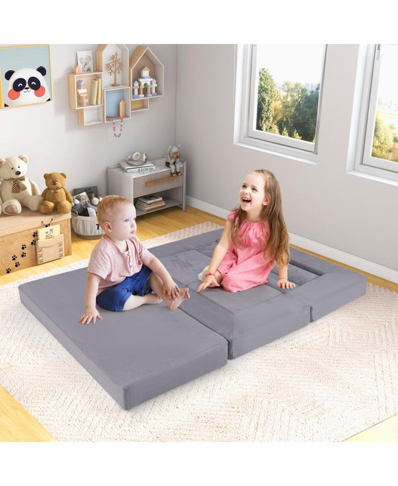 Modular Foam Climb and Crawl Playset, 9-Piece Set