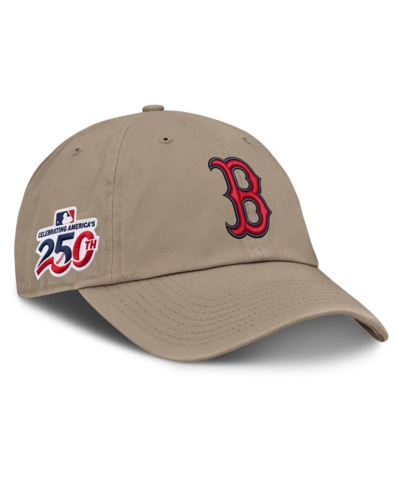 Men's Khaki Boston Red Sox Celebrating America's 250th Club Adjustable Hat