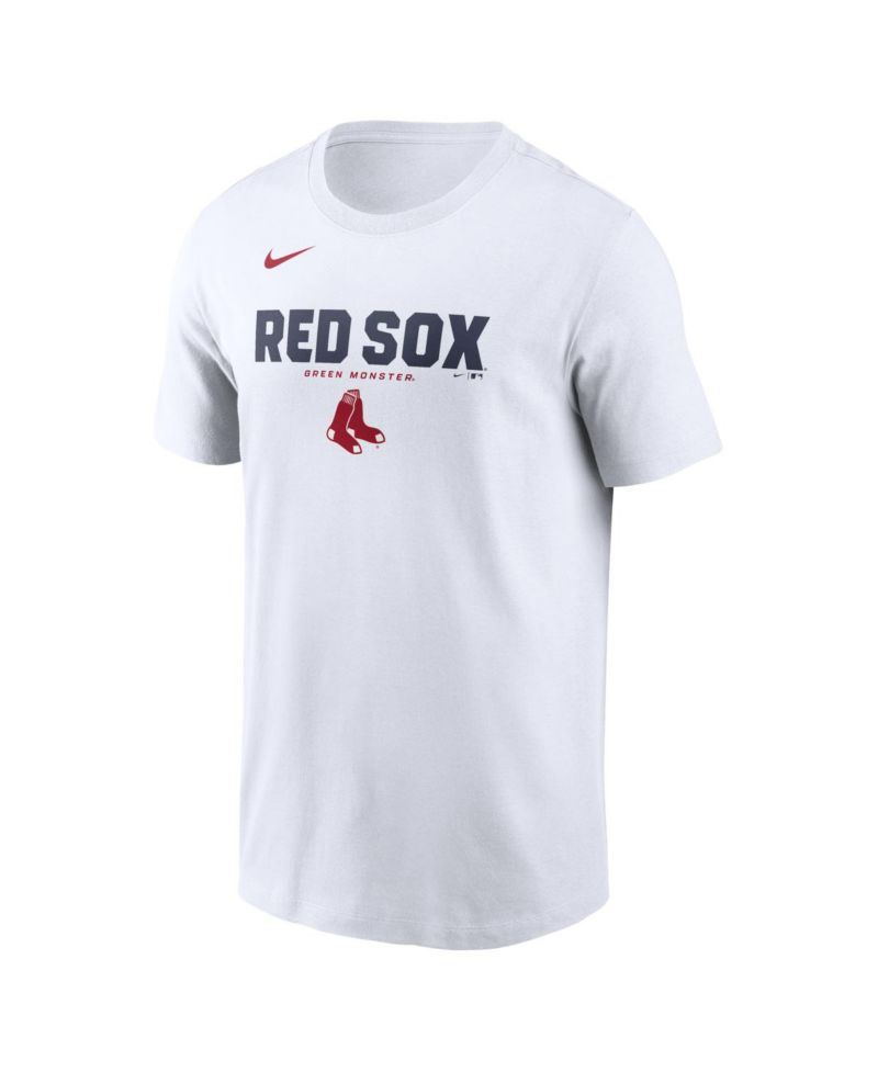 Men's White Boston Red Sox Bold Team Name T-Shirt
