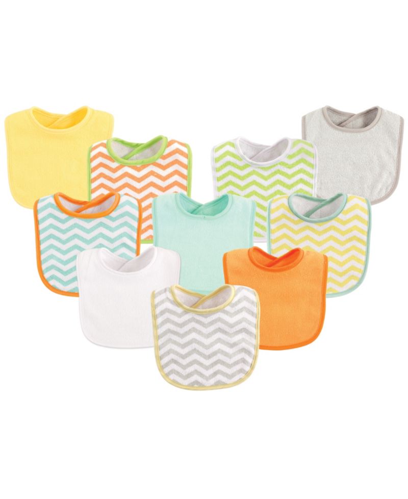 Unisex Cotton Terry Baby Bibs