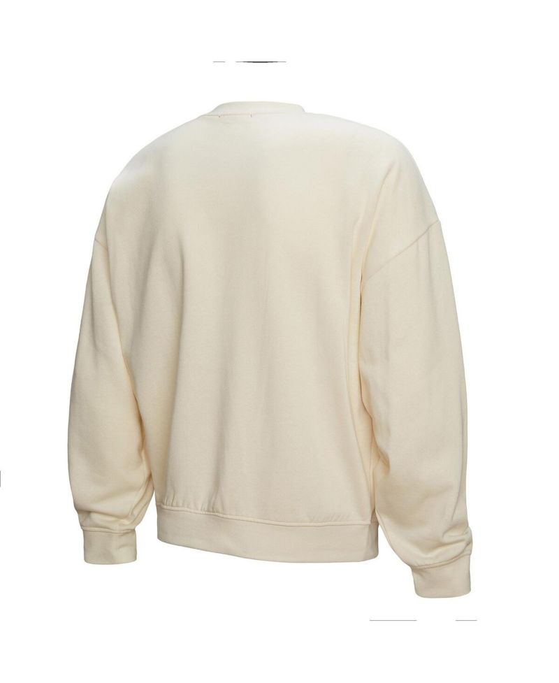 Women's Cream Dallas Stars Logo 3.0 Pullover Sweatshirt