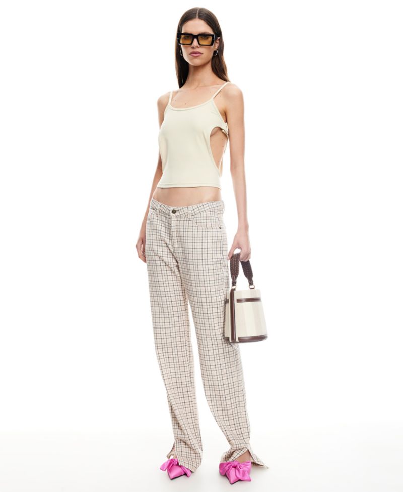 Women's Alabama Checked Detail Jeans