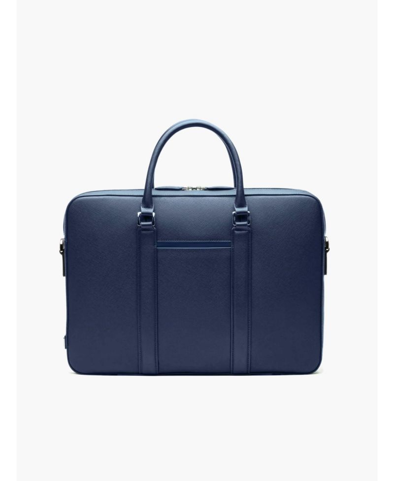 Men's Manhattan Monochrome Leather Briefcase