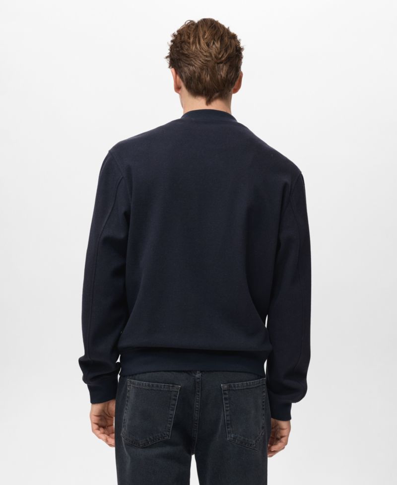 Men's Bomber Zip Sweatshirt