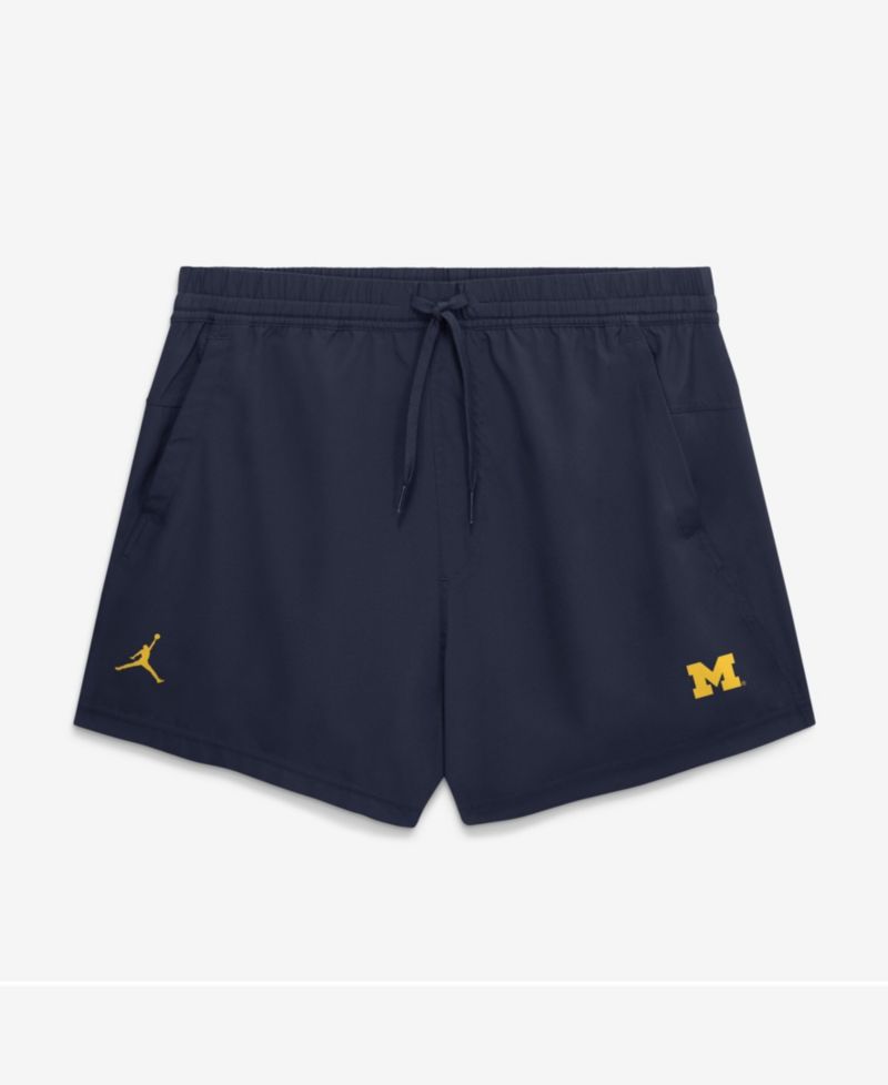Men's Navy Michigan Wolverines Primary Logo Form Dri-FIT Shorts
