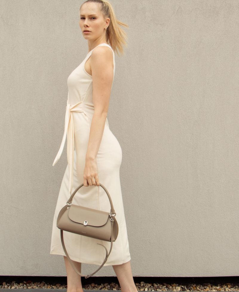 Scallop Calf Leather Bag
