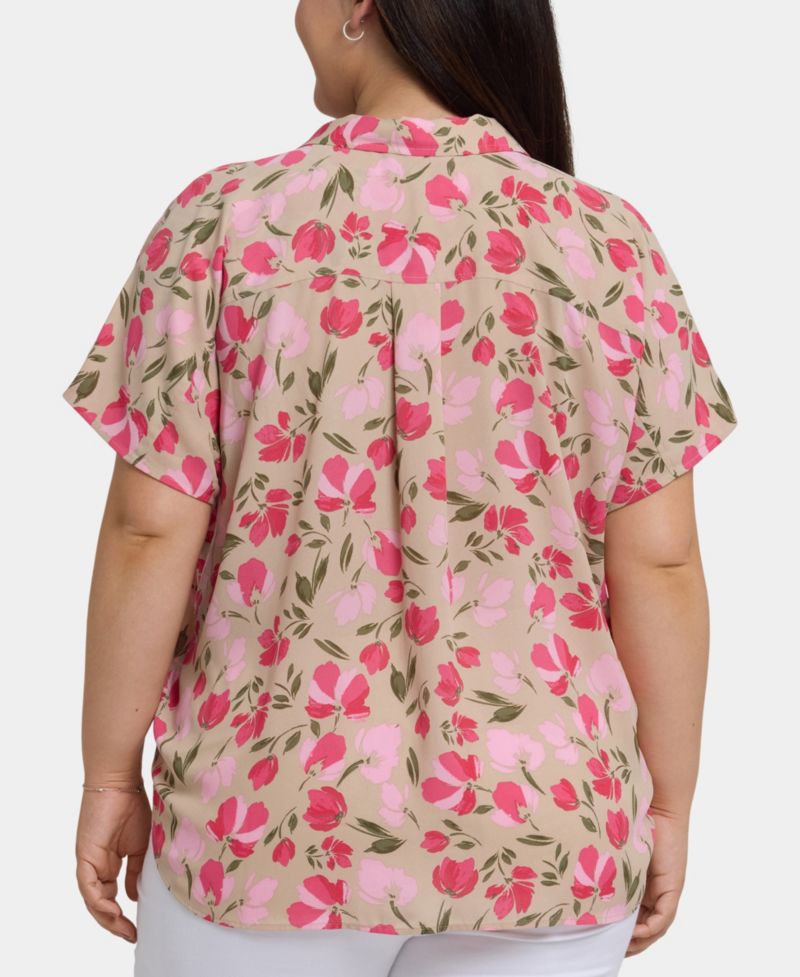 Plus Size Becky Short Sleeved Blouse