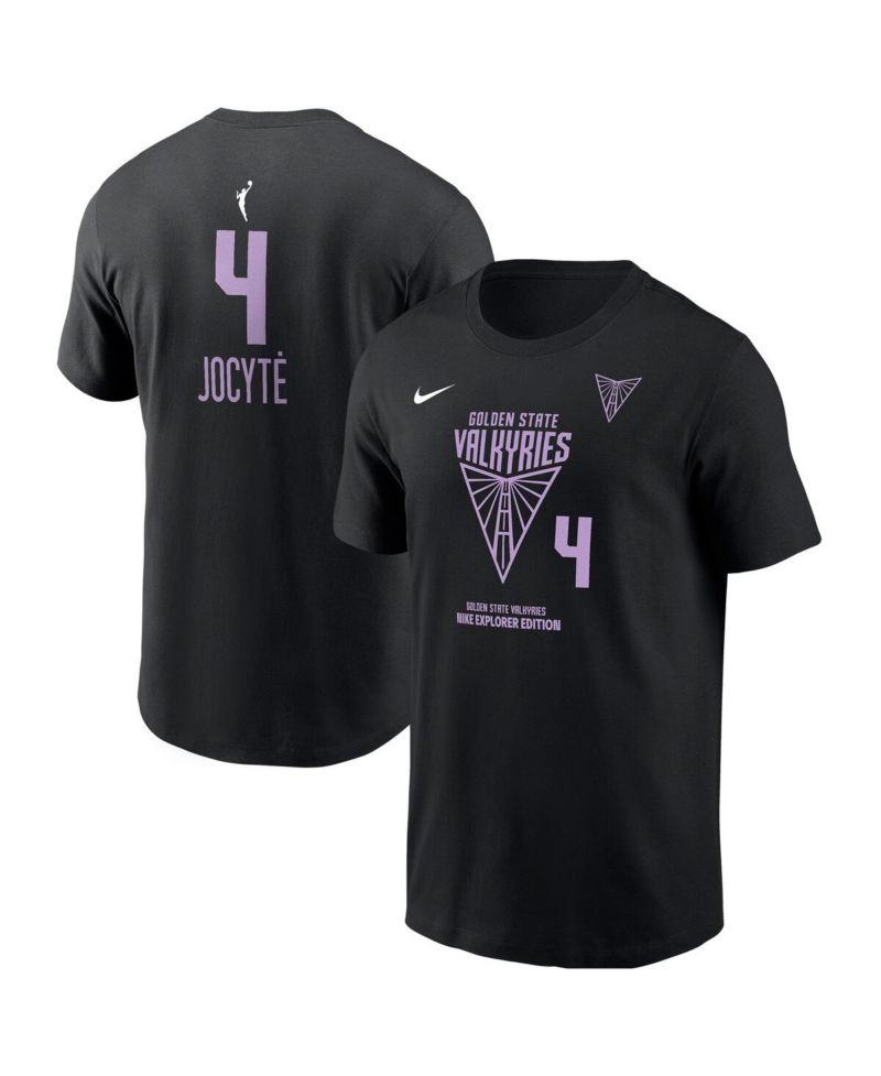 Men's and Women's Juste Jocyte Black Golden State Valkyries Name & Number T-Shirt
