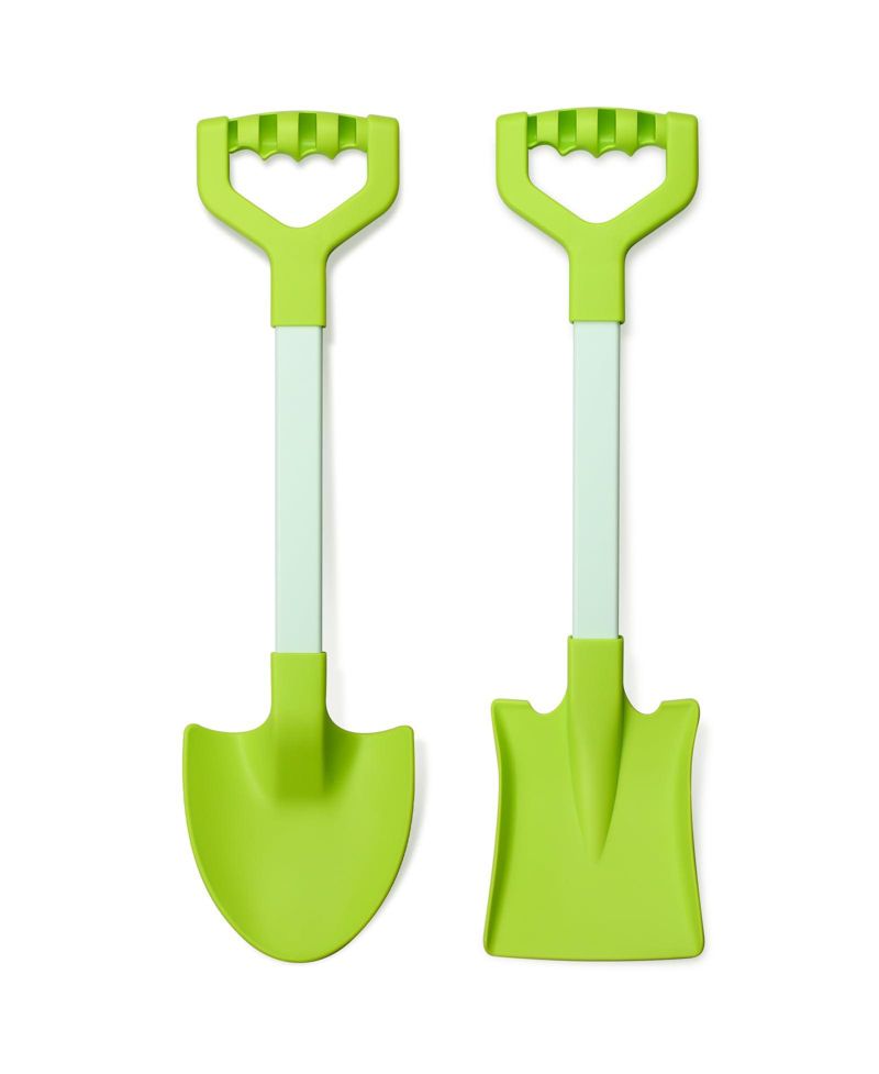 20-Inch Durable ABS Beach Shovels, 2-Piece Set