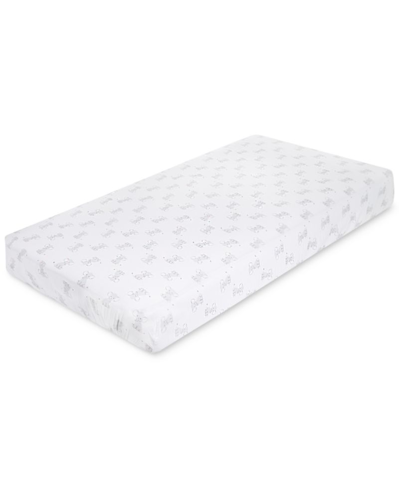 Baby Boys or Baby Girls Elephant-Print Crib Sheet