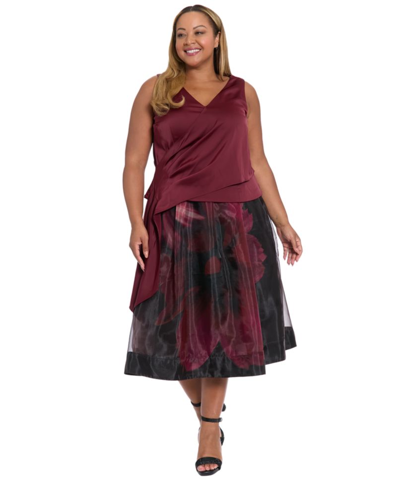 Plus Size V-Neck Top