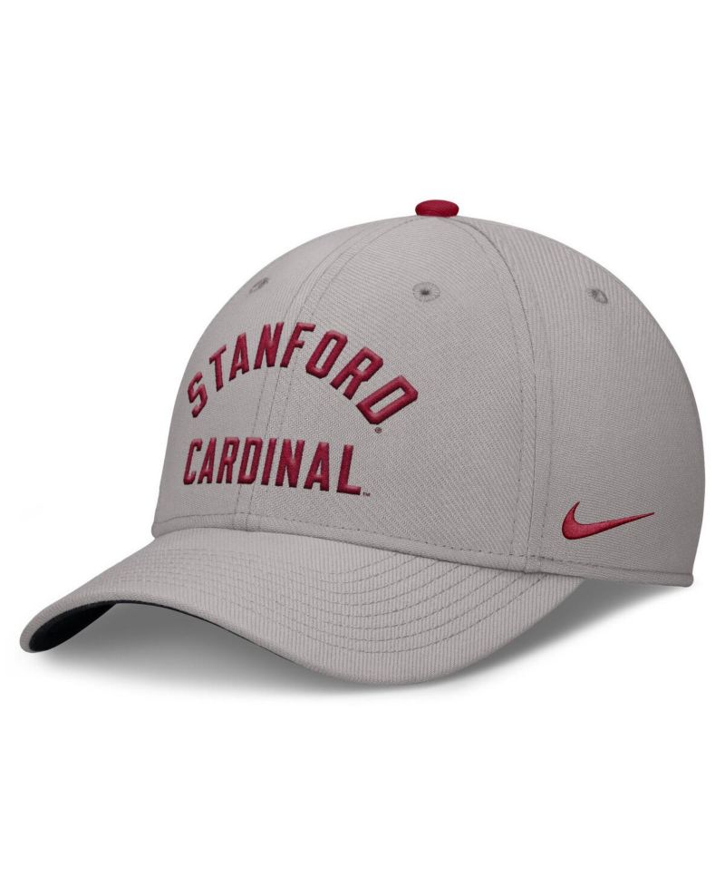 Men's Gray Stanford Cardinal Rise Prep Performance Flex Hat