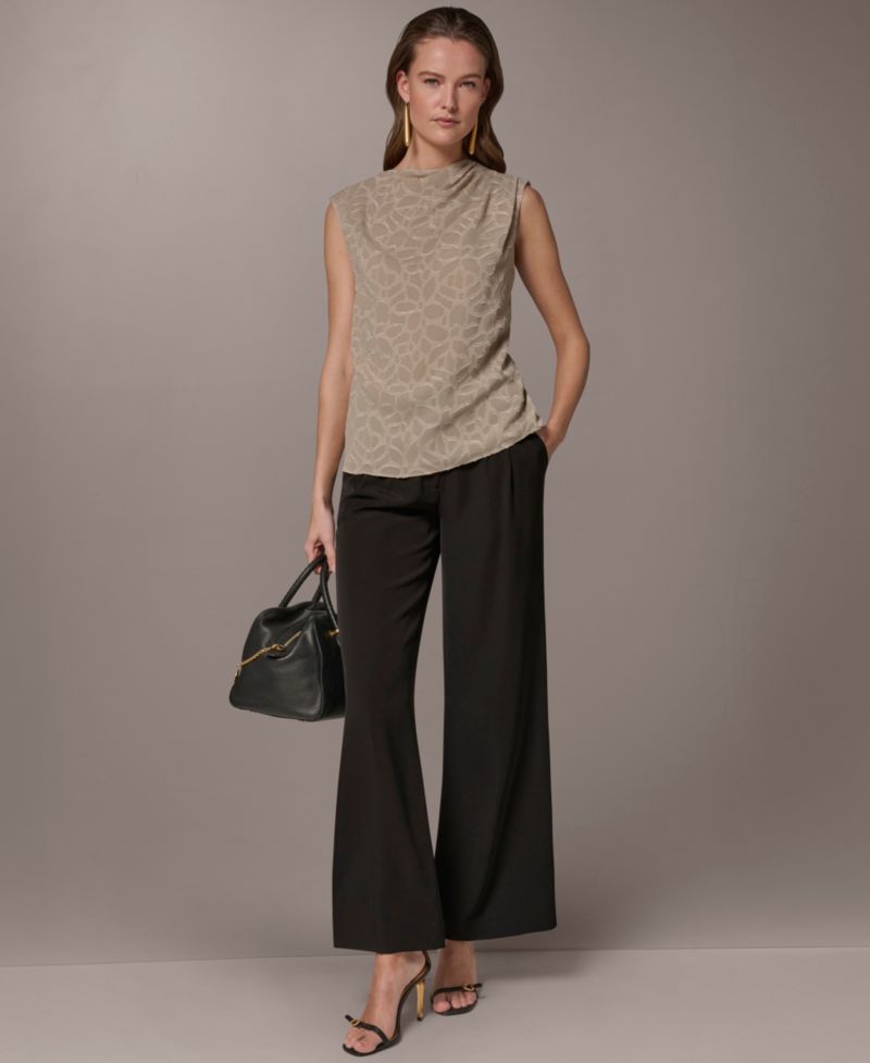 Women's Mock Neck Blouse