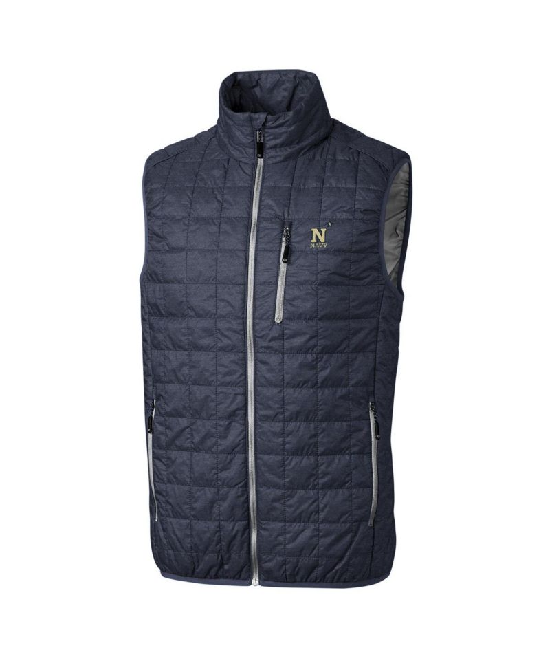 Men's Navy Navy Midshipmen Rainier Full-Zip Vest