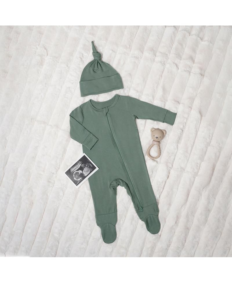 Jersey Long Sleeve Footie and Hat Set