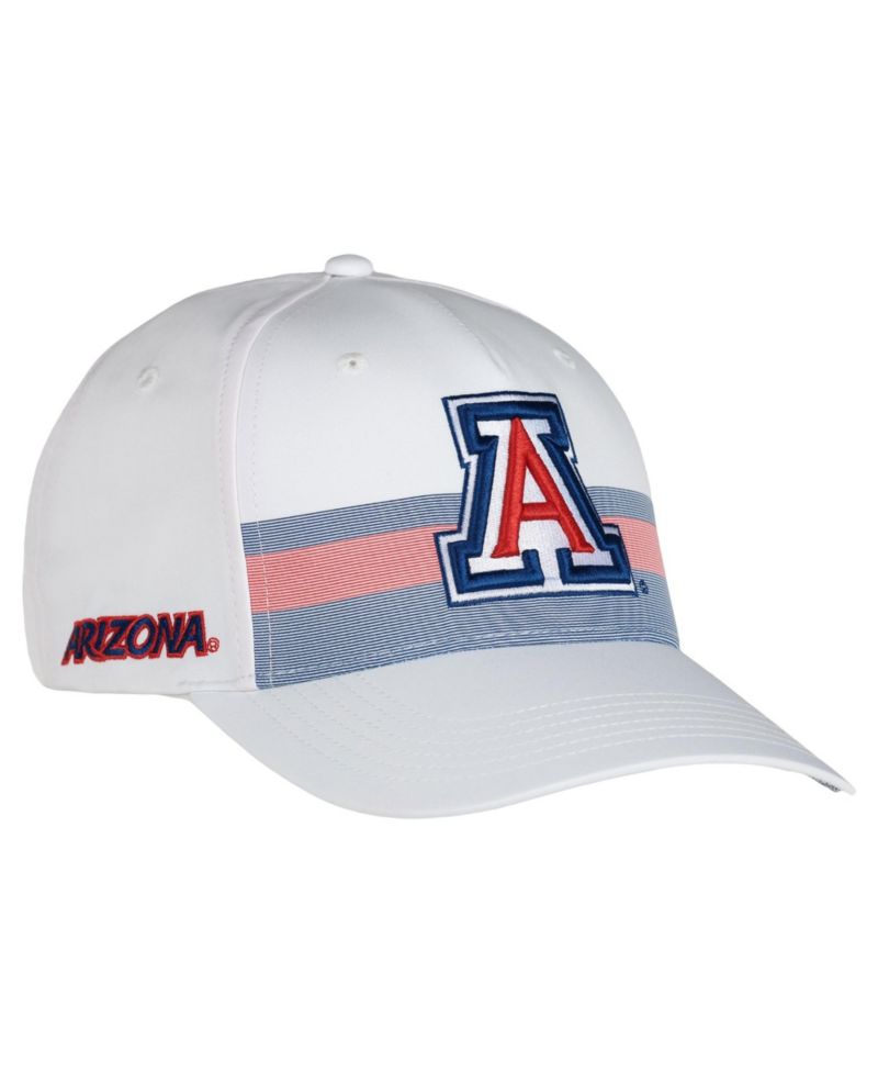 Men's and Women's White Arizona Wildcats The Sideline Adjustable Hat