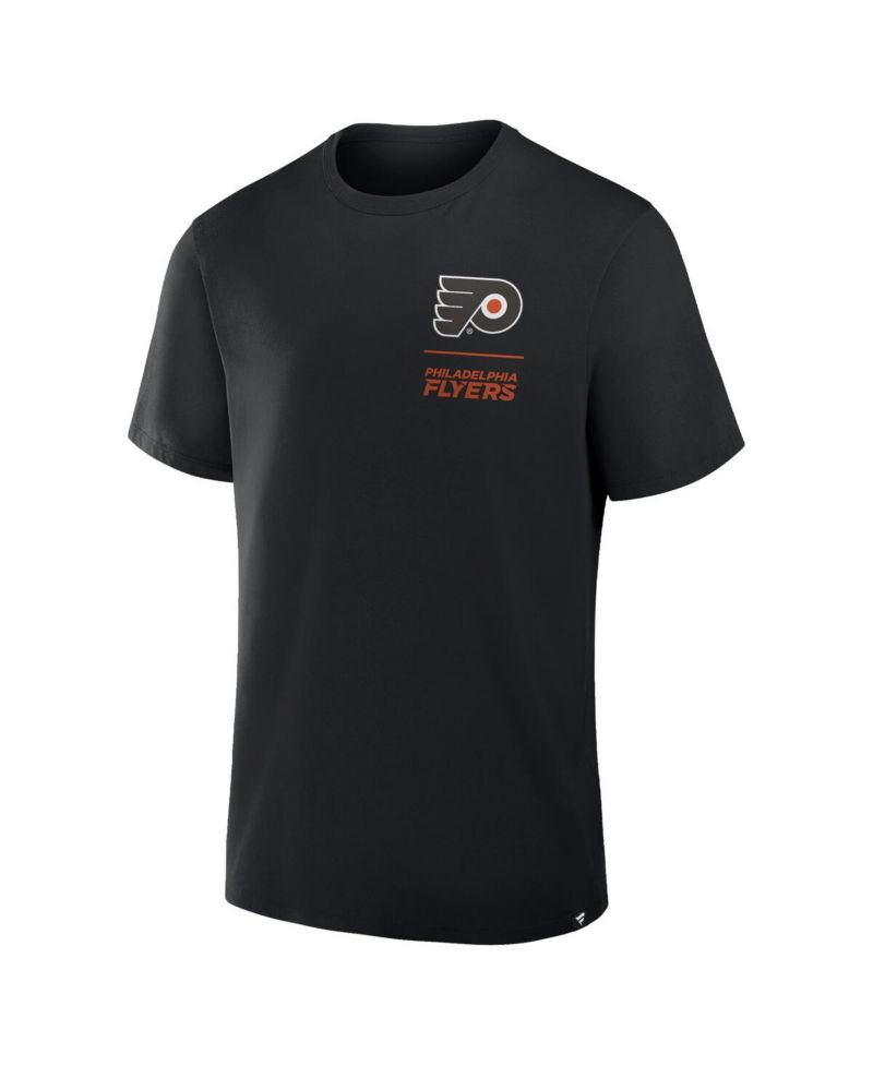 Men's Black Philadelphia Flyers Crash The Net Legacy T-Shirt