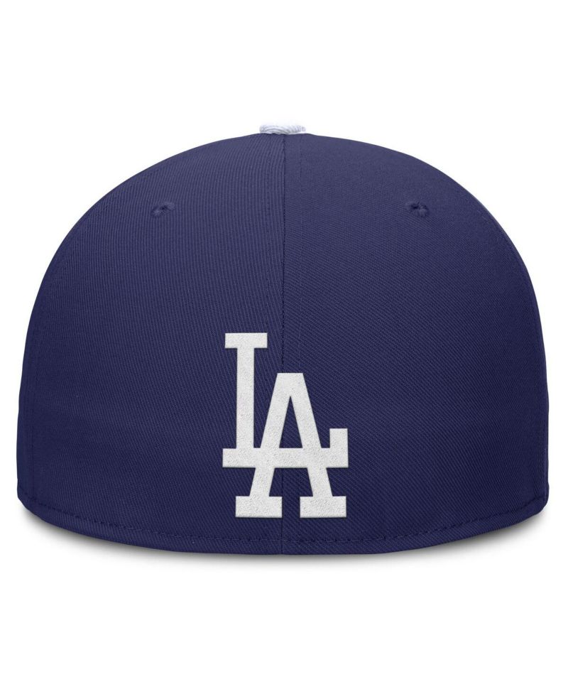 Men's Royal Los Angeles Dodgers Dri-FIT Round Bill True Fitted Hat